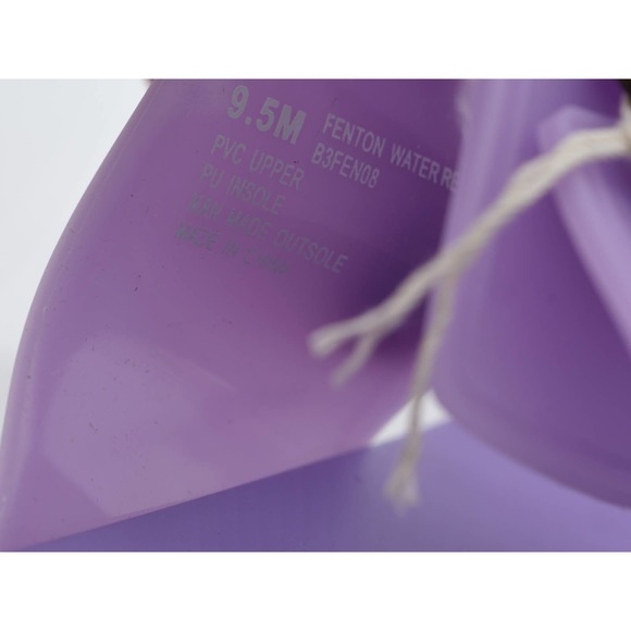 JBU Sandals Womens 9.5 Purple Fenton Platform Waterproof Slides Slip On PVC - Picture 9 of 10